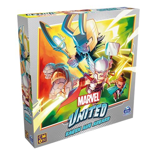 CMON Asmodee Marvel United - zeggen uit Asgard, familiespel, kaartspel, Duits