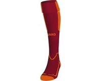 Jako Lazio Voetbalkousen - Fluo Oranje / Wijnrood | Maat: 31-34