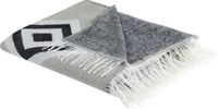 Beliani KATTIKE Plaid Grijs 130 x 170 cm - Acryl