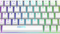 AQIRYS MIRA Keyboard – Mechanisch – RGB – 65% – Wit – Draadloos & USB-C – Outemu Red Switches
