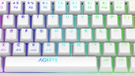 AQIRYS MIRA Keyboard – Mechanisch – RGB – 65% – Wit – Draadloos & USB-C – Outemu Red Switches
