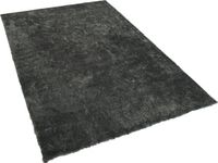 Beliani EVREN - Shaggy vloerkleed - Donkergrijs - 200 x 300 cm - Polyester