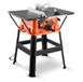 Merkloos Scie de table - Scie circulaire de table avec support - Lame de scie 254 mm - Moteur 1800 W - Vitesse 4800 tr/min - Capacité de coupe max. 200 mm - Avec lame de scie 24 dents