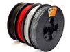 BASICFIL PLA (3D-printerfilament) - Combpick - 1,75 mm, 4 x 500 g, zwart/wit/zilver/rood