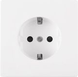 Schneider Electric Merten D-Life contactdoos - inbouw - 1-voudig - randaarde - polarwit