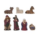 Well Home 7-delige kerststalfigurenset met realistische details en verschillende maten