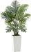 Areca 2 pièces palmiers artificiels, 1219 mm de haut, avec pot blanc