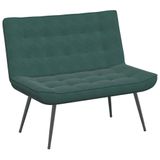 VidaXL Bankje 110x74x84 cm fluweel donkergroen