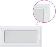 vidaXL Kelderraam RISOR 100 x 55 cm PVC en glas
