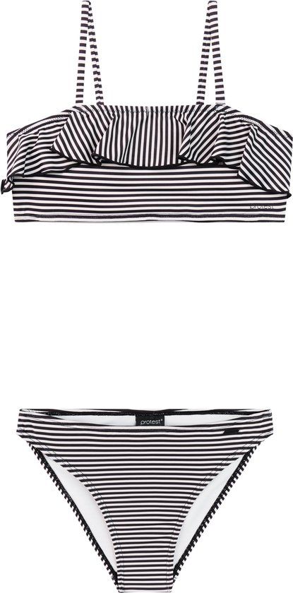 Protest PRTStripes JR Bikini Set Meisjes Zwart