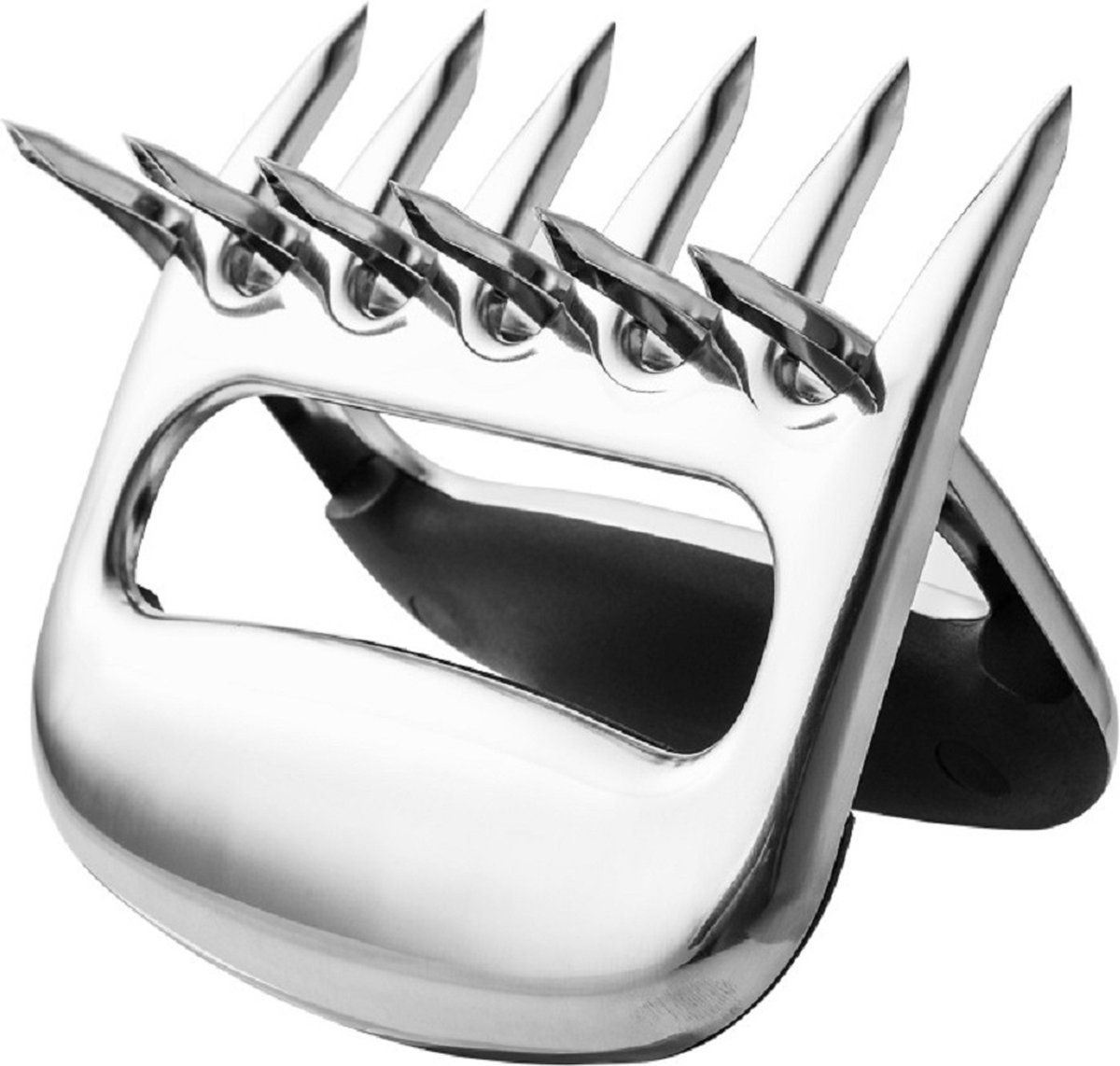 LuxeBass Proffesionele RVS Vleesklauwen | BBQ Accesoires - Meat Claws voor Pulled Chicken Meat Pork - LB651