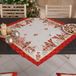 PETTI Artigiani Italiani - Kersttafelloper, tafelloper 90 x 90 cm, Circus, 100% Made in Italy
