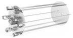 Omgoods - Set de brochettes de kebab en acier inoxydable - Pour barbecue et grill