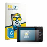 BROTECT - Screenprotector voor Canon IXUS 285 HS A - Folie Beschermfolie matte 6 Stuks