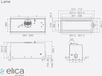 Gartraukis Elica LANE IX/A/52 Inbouw afzuigkap RVS 60 cm