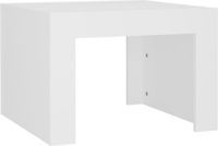 vidaXL Salontafel 50x50x35 cm bewerkt hout wit
