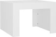 vidaXL Salontafel 50x50x35 cm bewerkt hout wit