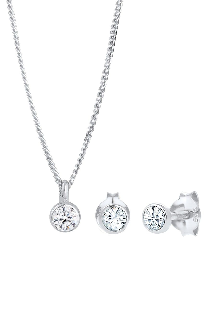 Elli Sieraden Set Dames - Hanger & Oorbellen - 925 Sterling Zilver
