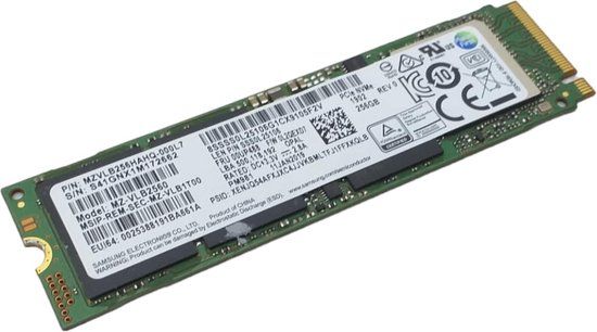 256G Samsung 256G PCIe 3x4