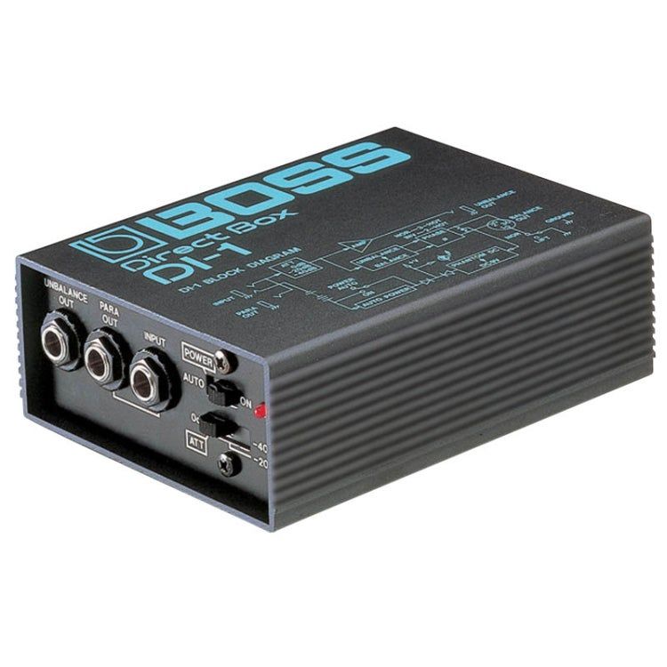 Boss DI-1 - DI box - Grijs