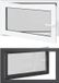 vidaXL Kelderraam RISOR 100 x 70 cm Wit Dubbel Glas PVC Links Binnendraaiend Geluidswerend Thermisch Isolerend Makkelijk Schoonmaken Met Ventilatie