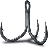 VMC Kaptain Triple Fish Hook (2/0, Gris, 5 Pièces)