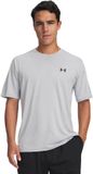 Under Armour UA Tech Vent SS-GRY Heren Sportshirt - Halo Grijs - Zwart