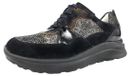 Waldläufer Rosa Chaussures femme à lacets Noir Loisir