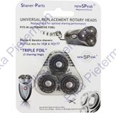 Universele Scheerkop voor Philips HQ9, HQ8, HQ177 - 4313042685828