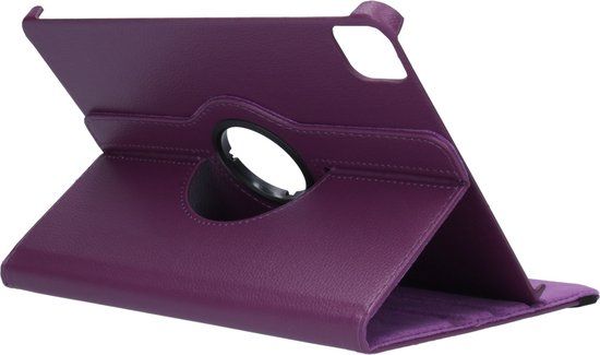 iMoshion 360° Draaibare Bookcase - Paars voor Apple iPad Pro 11 (2020) / iPad Air 5 (2022) / iPad Air 4 (2020) / iPad Pro 11 (2018) - Kunstleer