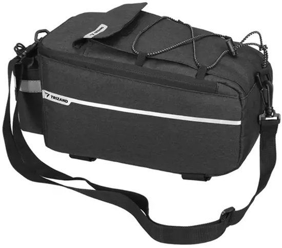 Trizand - Thermische fietstas - Zwart - 9L - Polyester - Afneembaar
