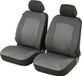 WALSER Auto stoelbeschermer Manhay met Zipper, ZIPP-IT Autostoelhoes, 2 stoelbeschermer voor voorstoel grijs 11791