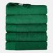 The One Towelling Serviette - 50x100 cm - 5 pièces - Qualité hôtelière - 450 g/m² - 100% Coton peigné - Vert