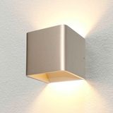 Artdelight Skera LED Wandlamp Rond Champagne Aluminium 1 Lichtpunt Dimbaar