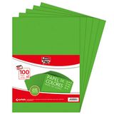 Fixo Paper 65009222 verpakking met 100 vellen, 80 g, papier, intens groen, A4