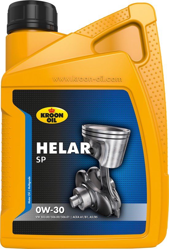 Kroon Oil Helar SP 0W30 1L Motorolie - Volsynthetisch - 4-takt - Benzine/Diesel