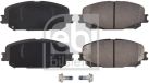FEBI BILSTEIN Jeu de plaquettes de frein pour Renault Megane, Talisman, Grand Scénic, Scenic, Espace, Captur, Mitsubishi ASX, Renault Arkana
