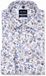 Olymp Luxor Overhemd Print Blauw - Maat 48 - Heren - Formeel