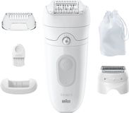 Braun Silk·épil 5 - Epilator met Ladyshave opzetstuk - type 5-041 - Wit/Grijs
