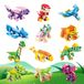 Jouets animaux - Set de 12 - 36 modèles - Mini-briques 3-en-1 - ABS