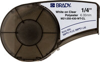 Brady M21-250-430-WT-CL