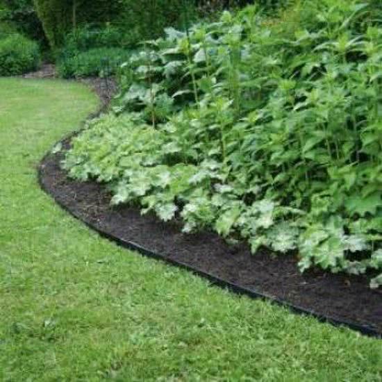 ECO 5 m x 13 cm rubber tuin afboording