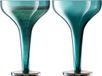 L.S.A. Epoque Champagne Glas 150 ml Set van 2 Stuks - Glas - Blauw