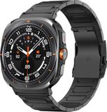Bandz Samsung Galaxy Watch Ultra titanium band 'Deluxe' (zwart)
