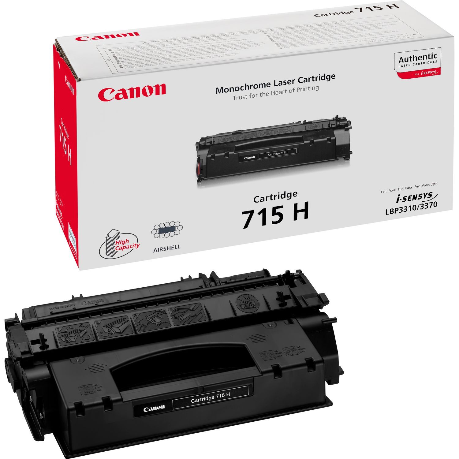 Canon 715H Zwart Toner Cartridge