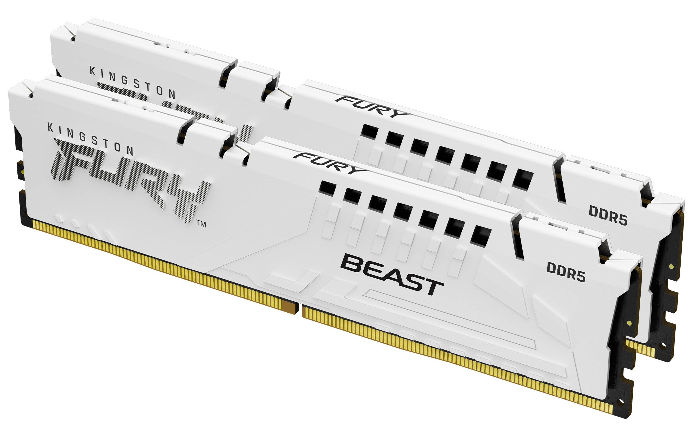 Kingston Technology 32GB 6000MT/s DDR5 CL36 DIMM (set van 2) FURY Beast White EXPO