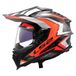 LS2 MX701 Explorer C Frontier II Oranje 06 Adventure Motorhelm - Maat XXXL - Helm
