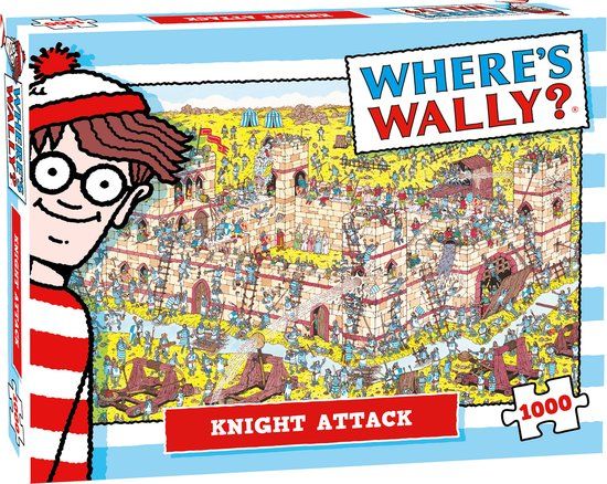 Plenty gifts spellen Plenty Gifts Where's Wally Knight Attack Puzzel 1000 Stukjes