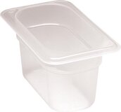 Cambro Polypropylene GN1/9 Baking Pan 100mm DW510 - Transparent