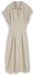 Tom Tailor Midi-jurk met streepmotief - Maat 38 - olive irregular stripe
